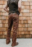 Gaucho Pants - Brown and Rusty Brown