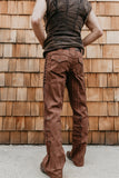 Gaucho Pants - Brown and Rusty Brown
