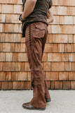 Gaucho Pants - Brown and Rusty Brown
