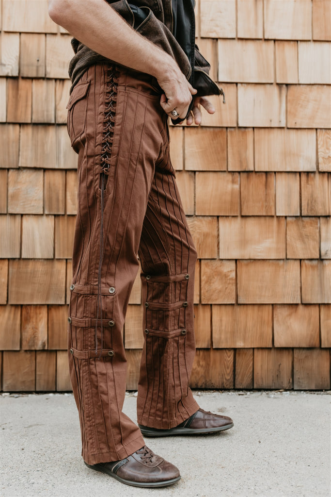Gaucho Pants - Brown and Rusty Brown