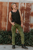 Loose Tank - Organic Cotton - Black Gray Wing