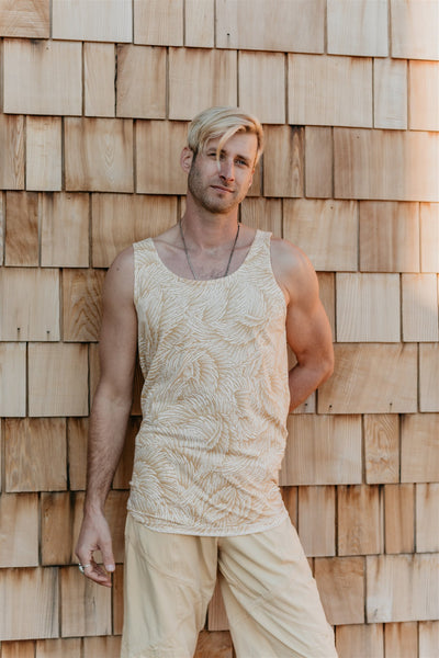 Loose Tank - Organic Cotton -Cream Tan Wings – The Phoenix Rose