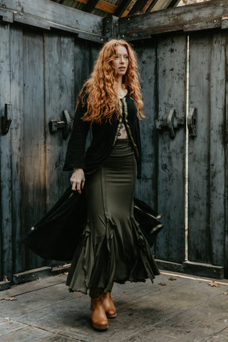 Flamenco Skirts - Forest Green