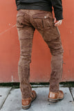 Moto Maxx Pants - Brown - Stretch Canvas