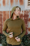 Fleece Porous Hoodie - Green