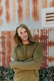 Fleece Porous Hoodie - Green