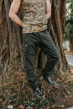 Moto Maxx Pants - Black Mud - Stretch Canvas