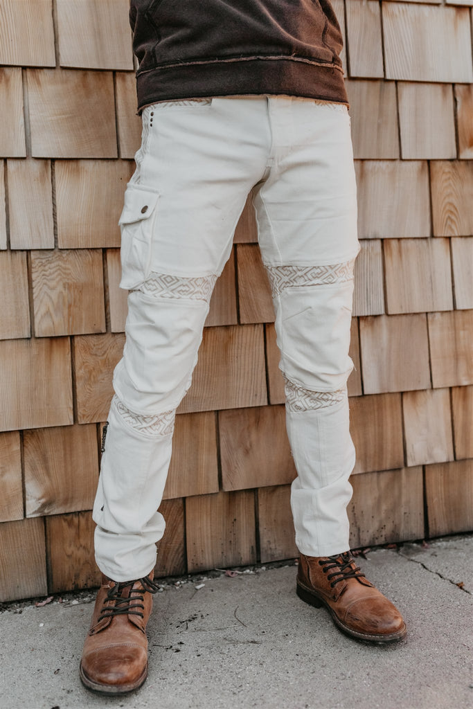 Moto Maxx Pants - Mozaic Cream