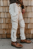 Moto Maxx Pants - Cream Mozaic Amazonia