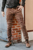 Moto Maxx Pants - Brown - Stretch Canvas