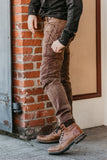 Moto Maxx Pants - Brown - Stretch Canvas