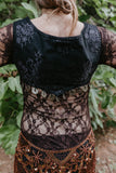 Nomadia Coin Vest - Black Shimmer