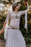 Nomadia Coin Vest - White Silver Gold