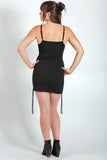 Long Corsolette Top - Black