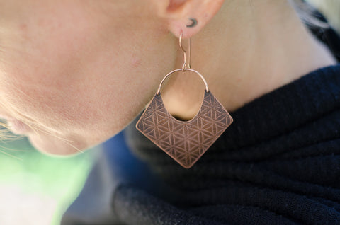Flower of Life Earrings