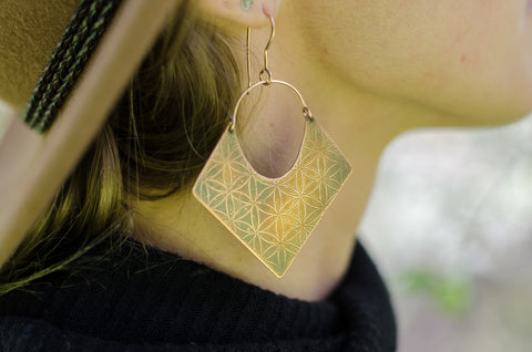 Flower of Life Earrings