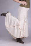 Flamenco Skirt - Cream Solid