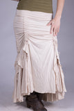 Flamenco Skirt - Cream Solid