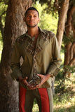 Olive w/ Plaid