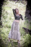 Flamenco Skirt- Gold/Cream Vic NO Lace
