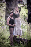 Flamenco Skirt- Gold/Cream Vic NO Lace