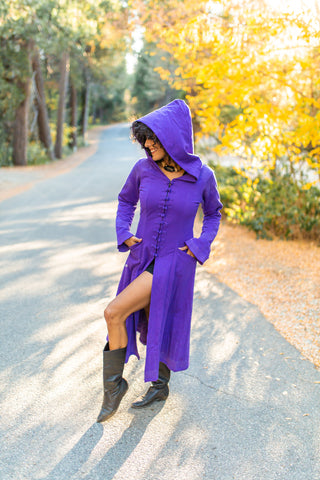 Kaftan Coat - Starduster - Purple Deluxe