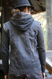 Sigil Vest - Black Washed Denim