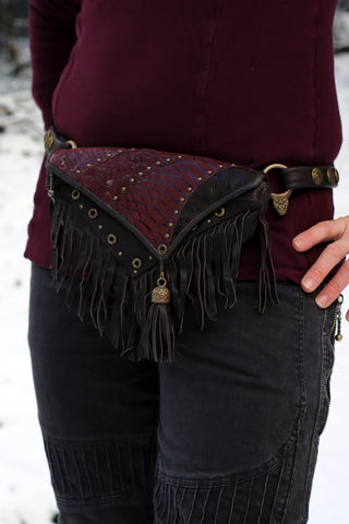 Asli Tassel Bag - Maroon