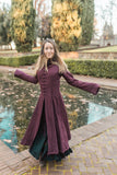 Kaftan Coat - Starduster - Plum