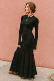 Bamboo Winter Dress - Black