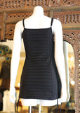 Long Corsolette Top - Black