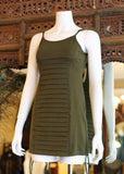 Long Corsolette Top - Olive