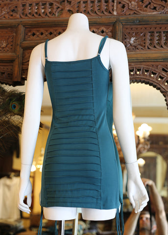 Long Corsolette Top - Teal