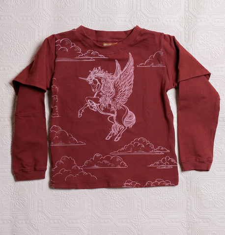 Organic Adventure T's - Red Pegacorn