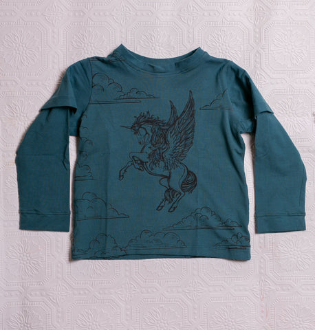 Organic Adventure T's - Teal Pegacorn