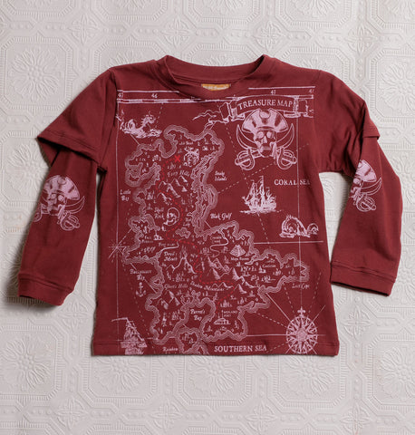 Organic Adventure T's - Red Pirate