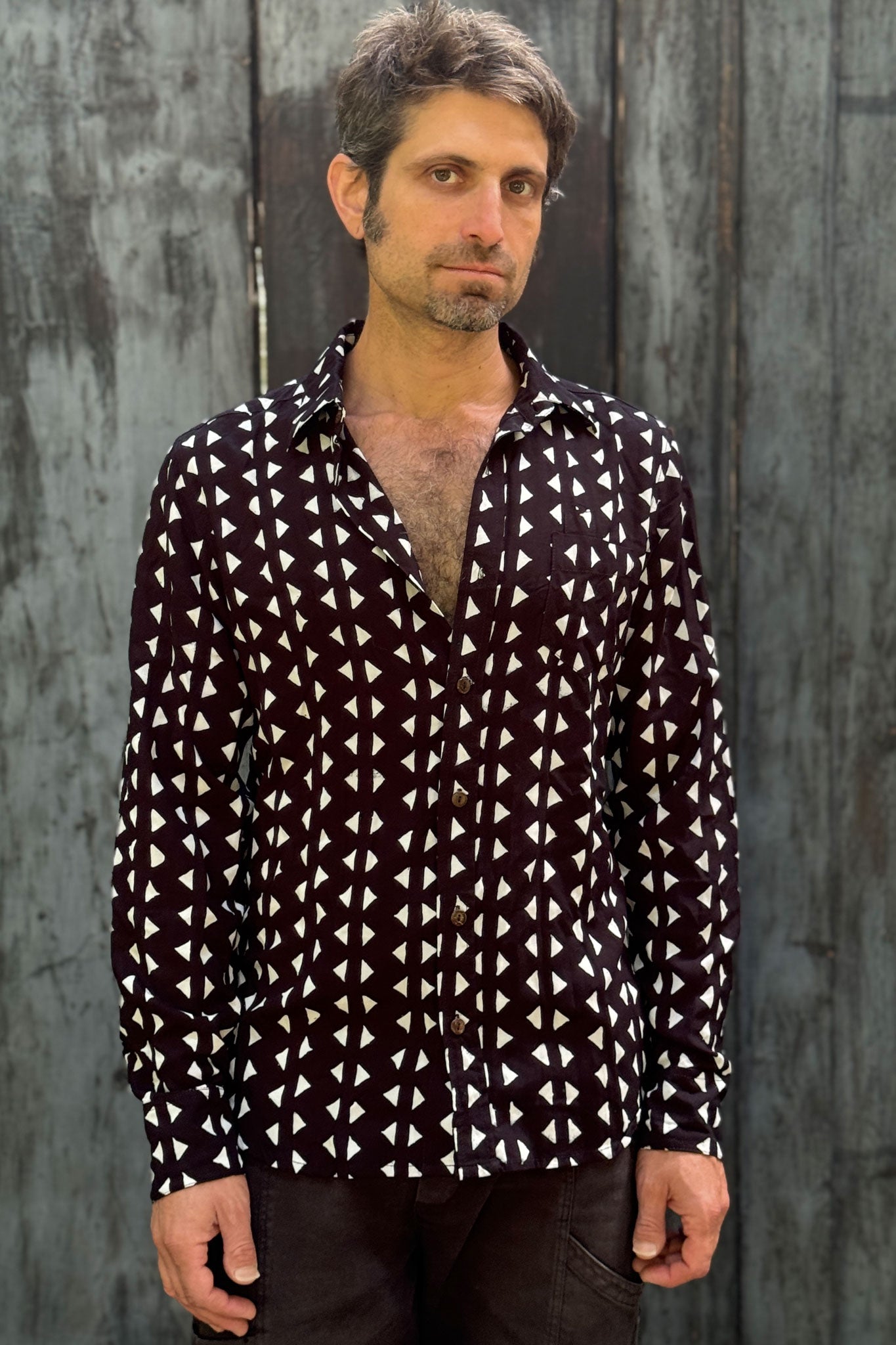 pattern dress shirt patterned dress shirts Men's Slim Fit White Patterned Button Down Dress Shirt Size N5