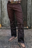 Gaucho Pants - Rust Dusted (Black)