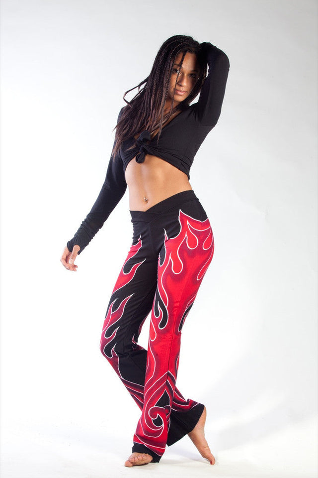 LED Flame Pants - Enlighted Designs