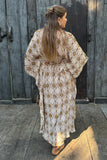 Kupu Kaftan - Gold Chevron