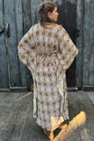 Kupu Kaftan - Gold Chevron