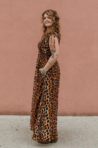 Persephone Dress - Leopard