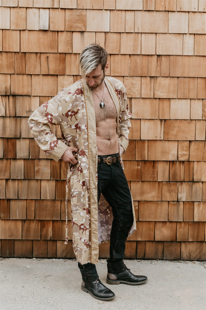 Smokin' Robe - Camelflage – The Phoenix Rose