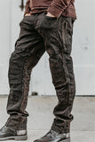 Moto Maxx Pants - Black Mud - Stretch Canvas