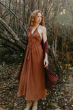 Artemis Dress - Rust