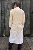 Smokin' Robe - White w/Diamond Deco Gold