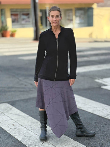 Texture Poncho Skirt