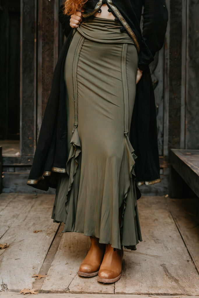 Flamenco Skirts - Forest Green