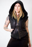 Victory Womens Cut Python Leather Jacket - anahata designs/infiniti now