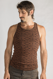 Amazonia Singlet - Bamboo/Org.Cotton - Black/Copper